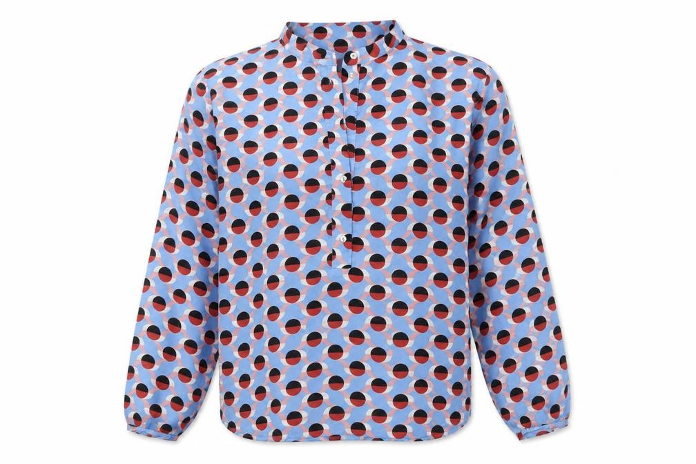 Womens UK Size 10 Gallery Blue Basic Blouse