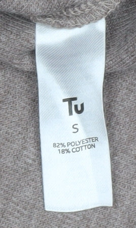 Womens UK Size S TU Beige Pullover Sweatshirt