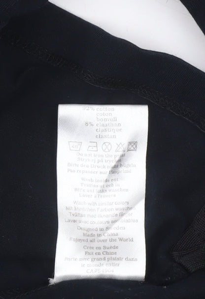 Womens UK Size L Röhnisch Black Basic Polo