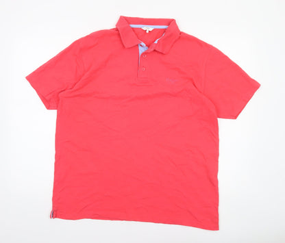 Mens UK Size L Cotton Traders 100% Cotton Polo Shirt
