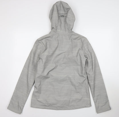 Mountain Warehouse Women's Grey Softshell Hooded Jacket Size 10