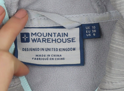 Mountain Warehouse Women's Grey Softshell Hooded Jacket Size 10