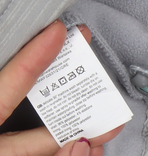 Mountain Warehouse Women's Grey Softshell Hooded Jacket Size 10