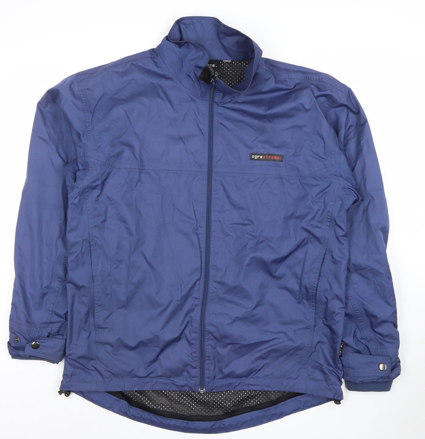 Mens UK Size S ogre. Blue Windbreaker Coat
