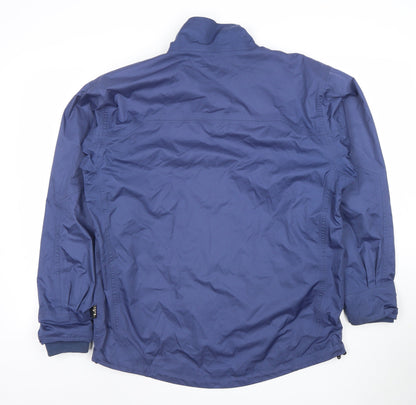 Mens UK Size S ogre. Blue Windbreaker Coat