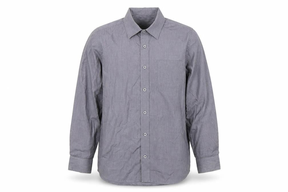 Boys UK Size 13-14 Years Dunnes Stores Grey Basic Button-Up