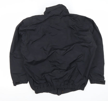 Boys UK Size L Trimark Black Windbreaker Coat