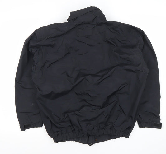 Boys UK Size L Trimark Black Windbreaker Coat
