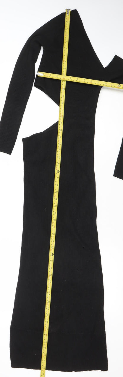 Womens UK Size XS Stradivarius Bodycon Dress