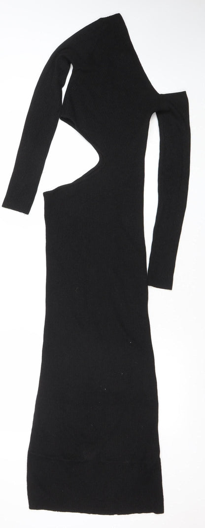 Womens UK Size XS Stradivarius Bodycon Dress