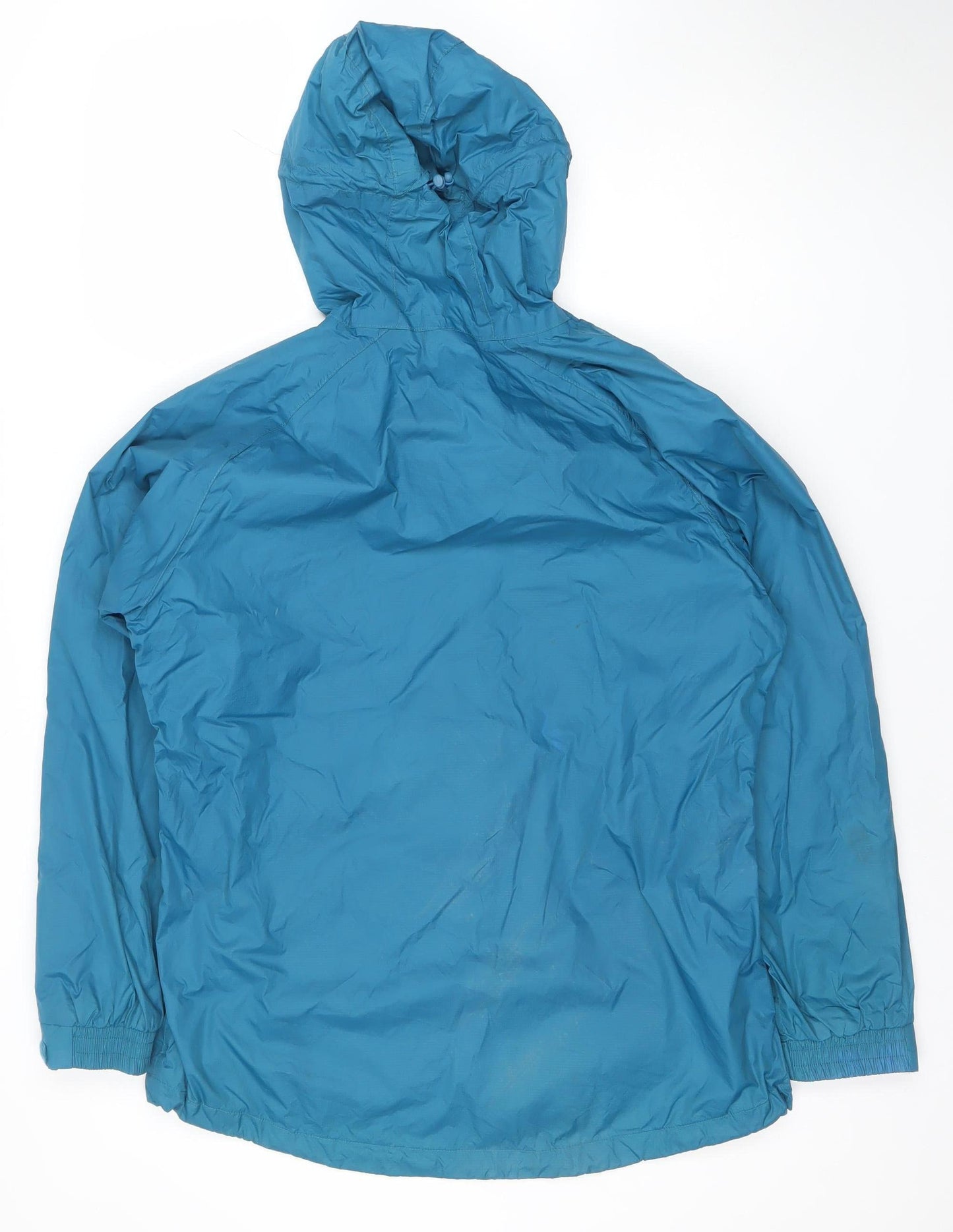 Mountain Warehouse Women’s Blue Waterproof Hooded Rain Jacket Size 16