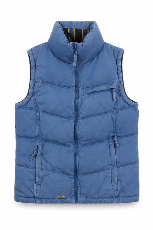 Womens UK Size XS Joules Blue Puffer Jacket