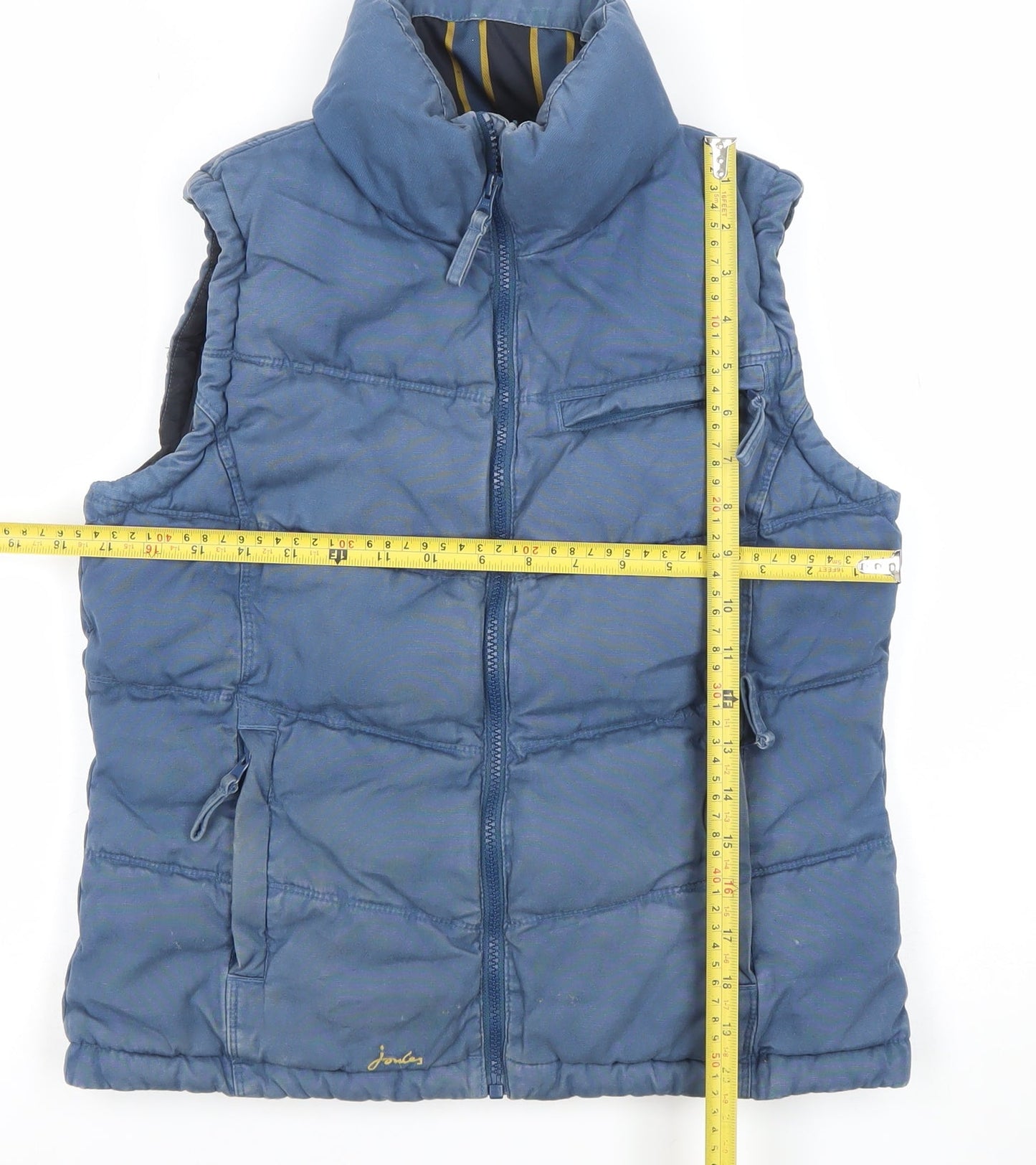 Womens UK Size XS Joules Blue Puffer Jacket