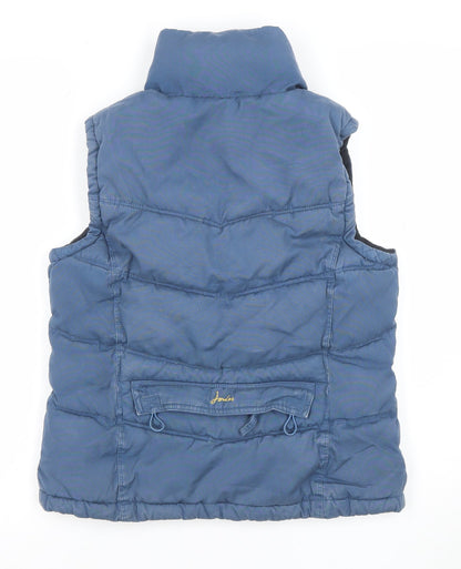 Womens UK Size XS Joules Blue Puffer Jacket
