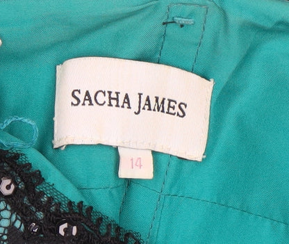 Womens UK Size 14 Sacha James Bodycon Dress