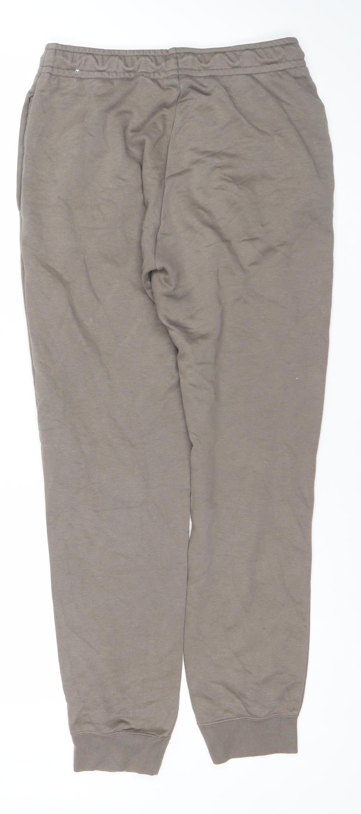 Mens UK Size S Nike Regular Fit Jogger Brown Trousers
