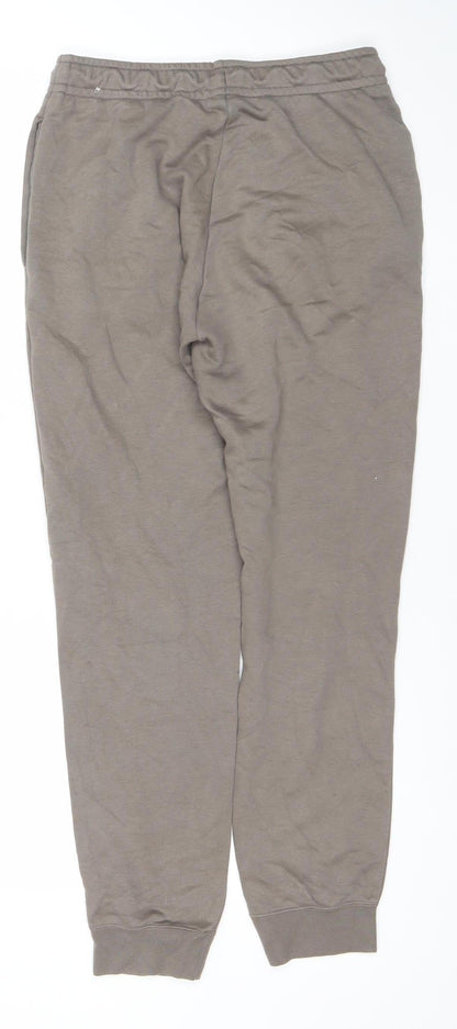 Mens UK Size S Nike Regular Fit Jogger Brown Trousers