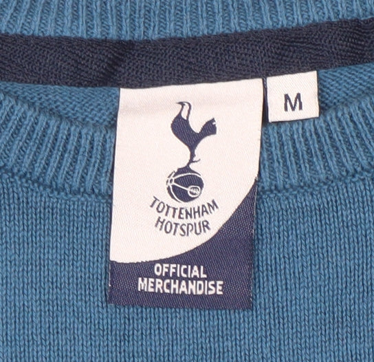 Tottenham Hotspur Men’s Blue Cotton Crew Neck Jumper M
