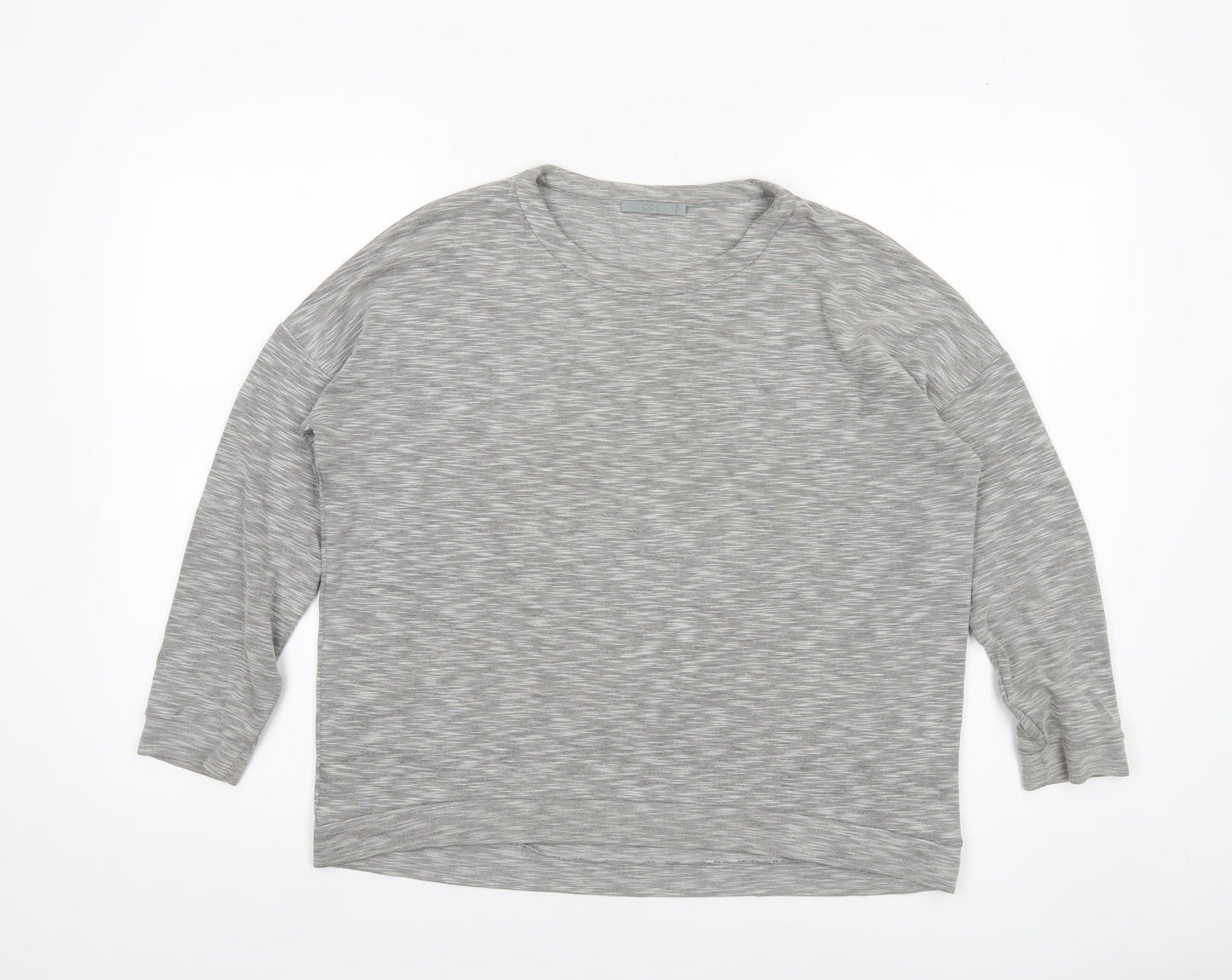 Womens UK Size S COS Grey Basic T-Shirt