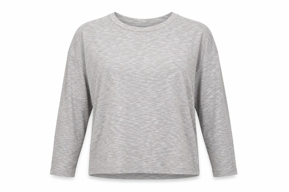 Womens UK Size S COS Grey Basic T-Shirt
