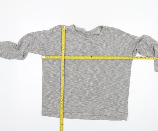 Womens UK Size S COS Grey Basic T-Shirt