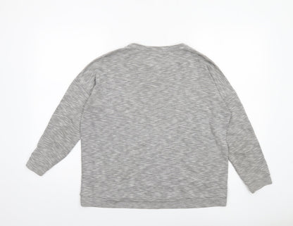 Womens UK Size S COS Grey Basic T-Shirt