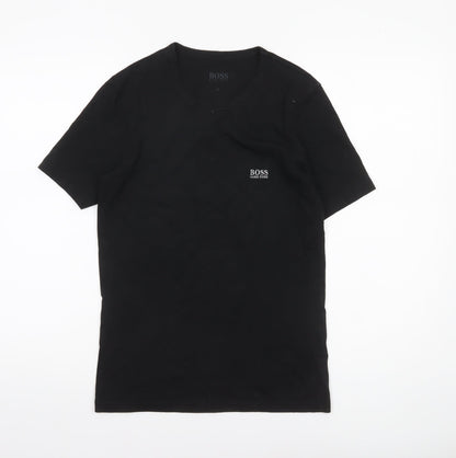 Mens UK Size S HUGO BOSS Black  T-Shirt