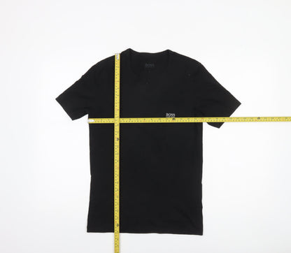 Mens UK Size S HUGO BOSS Black  T-Shirt