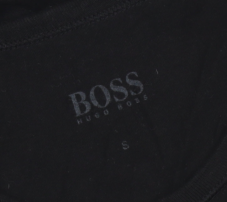 Mens UK Size S HUGO BOSS Black  T-Shirt