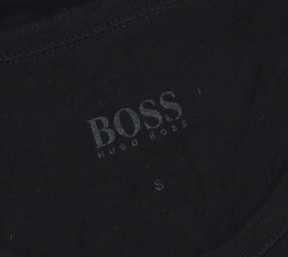 Mens UK Size S HUGO BOSS Black  T-Shirt
