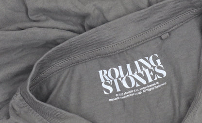 Rolling Stones Men's Grey Short Sleeve Band T-Shirt Size S