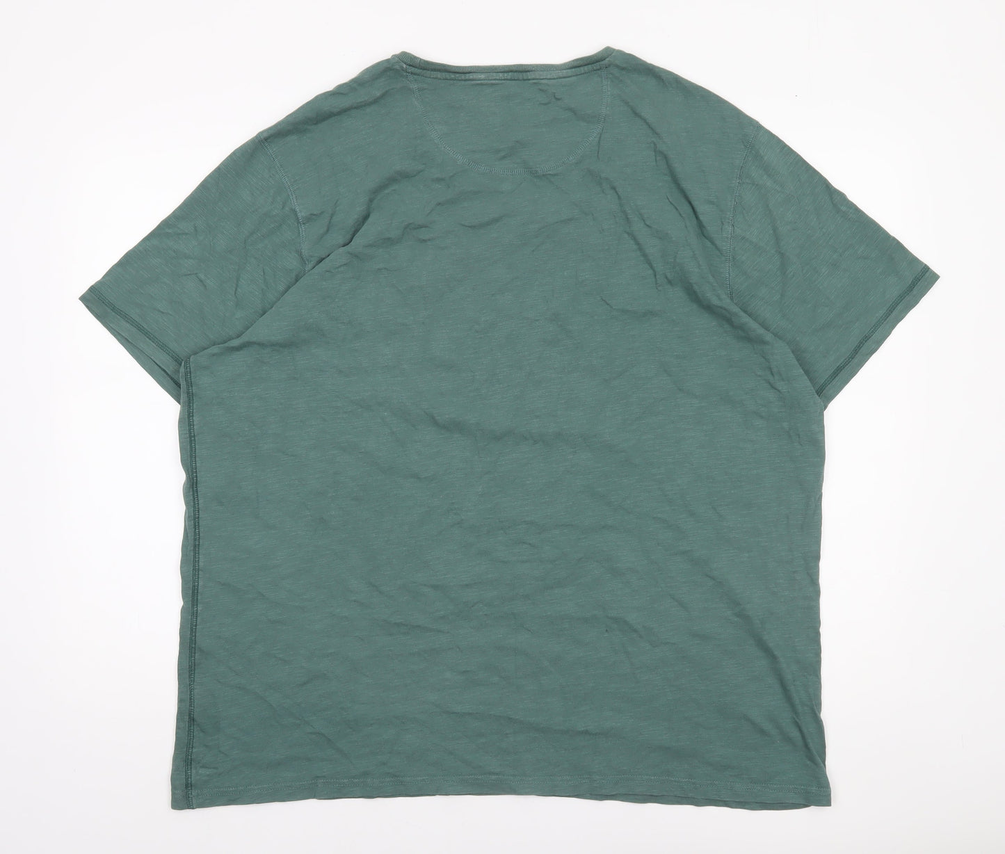 Mens UK Size 2XL Marks and Spencer Green  T-Shirt