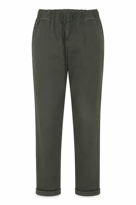 Womens UK Size L ASOS Regular Fit Chino Green Trousers