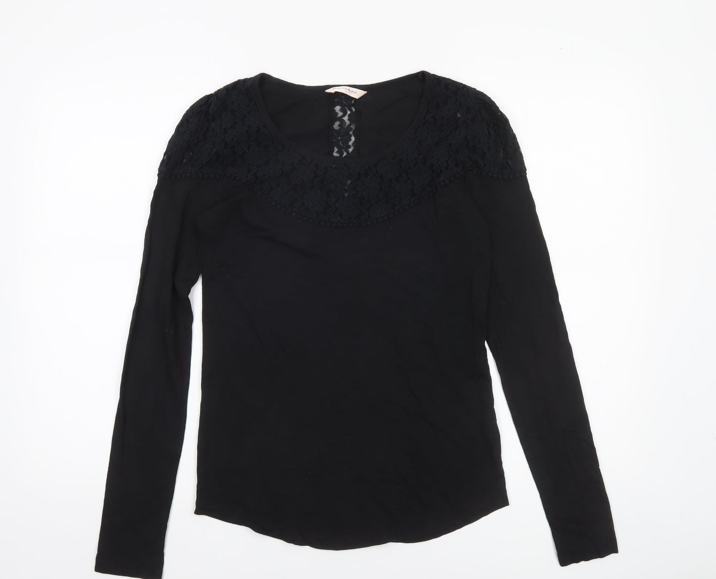 Womens UK Size 14 Miss Selfridge Black Basic Blouse