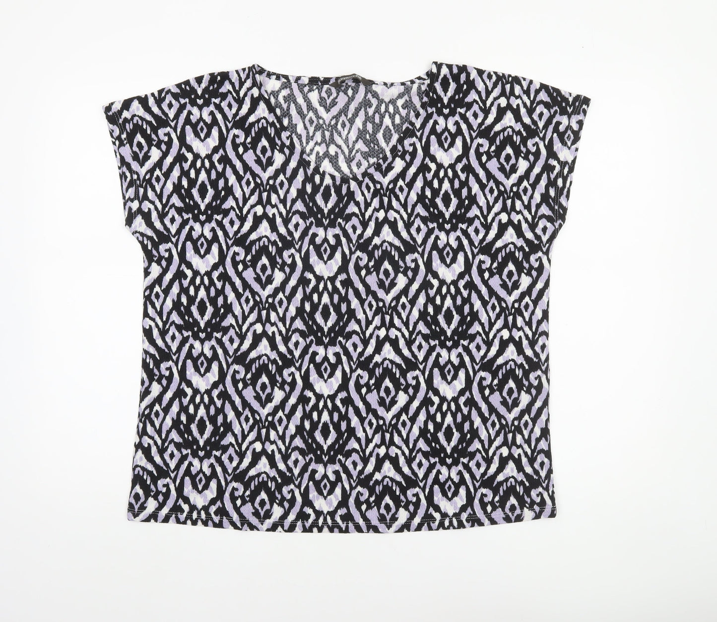 Bonmarché Women's Multicoloured Geometric Blouse Size 14