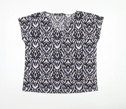 Bonmarché Women's Multicoloured Geometric Blouse Size 14