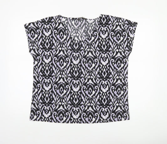 Bonmarché Women's Multicoloured Geometric Blouse Size 14