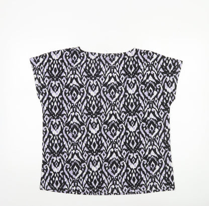 Bonmarché Women's Multicoloured Geometric Blouse Size 14