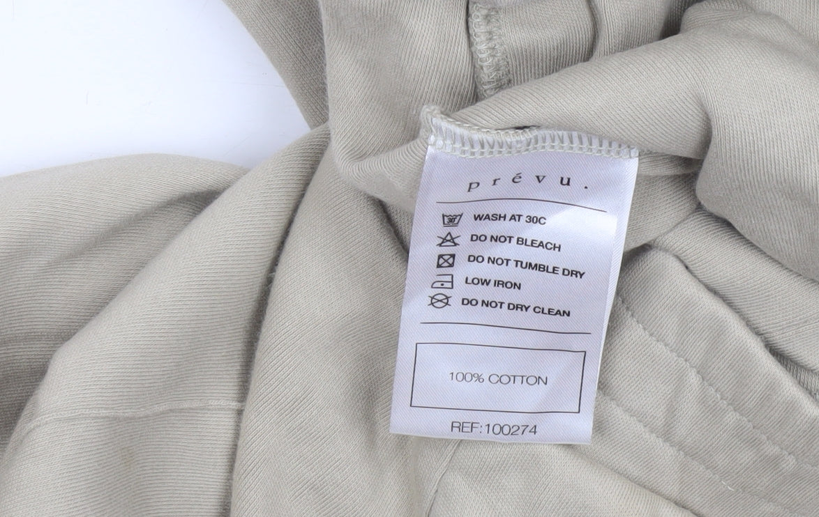 Womens UK Size L Prévu Regular Fit Jogger Beige Trousers