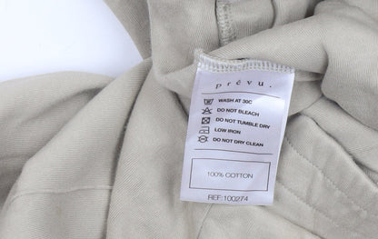Womens UK Size L Prévu Regular Fit Jogger Beige Trousers