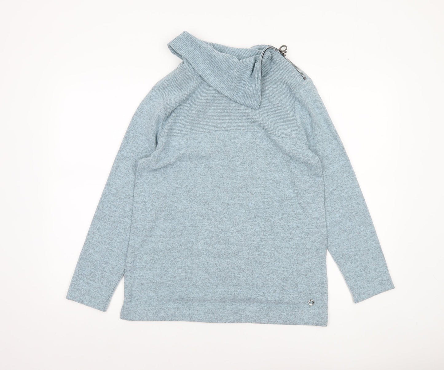Womens UK Size 10 VIZ-A-VIZ Blue Pullover Jumper