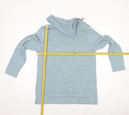 Womens UK Size 10 VIZ-A-VIZ Blue Pullover Jumper
