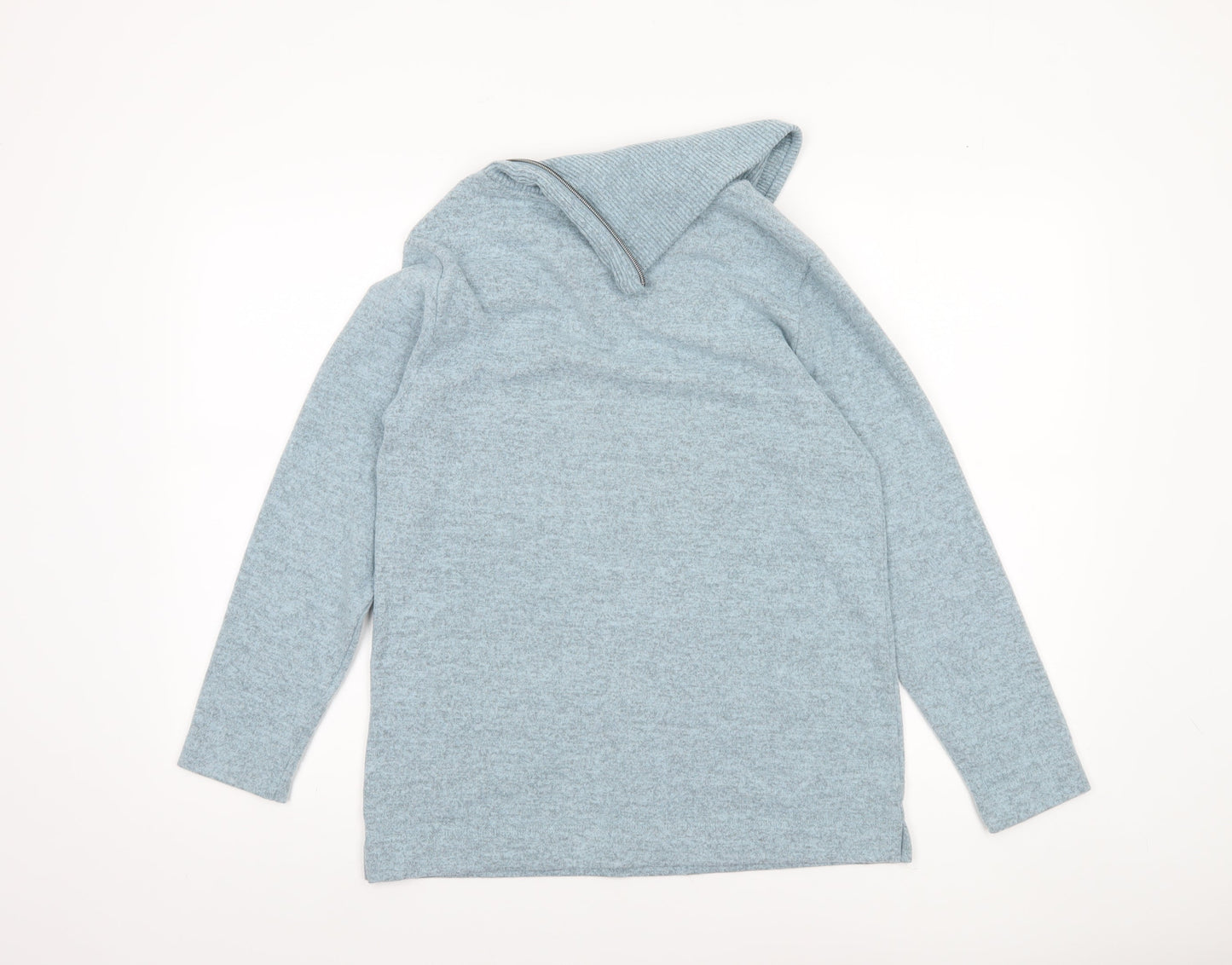 Womens UK Size 10 VIZ-A-VIZ Blue Pullover Jumper
