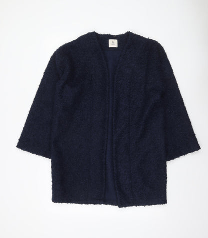 Tu Women Blue Size 10 Open Front Coatigan