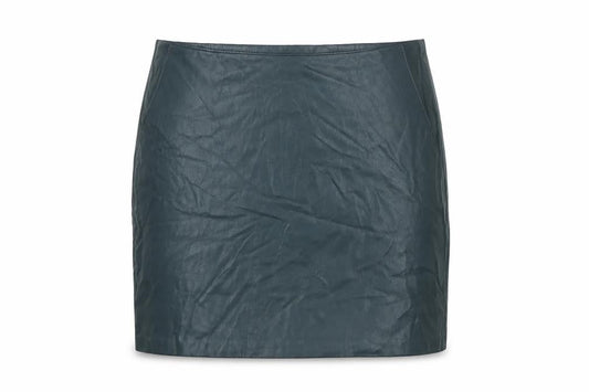 Womens UK Size 12 Pull & Bear Straight & Pencil Faux Leather Skirt