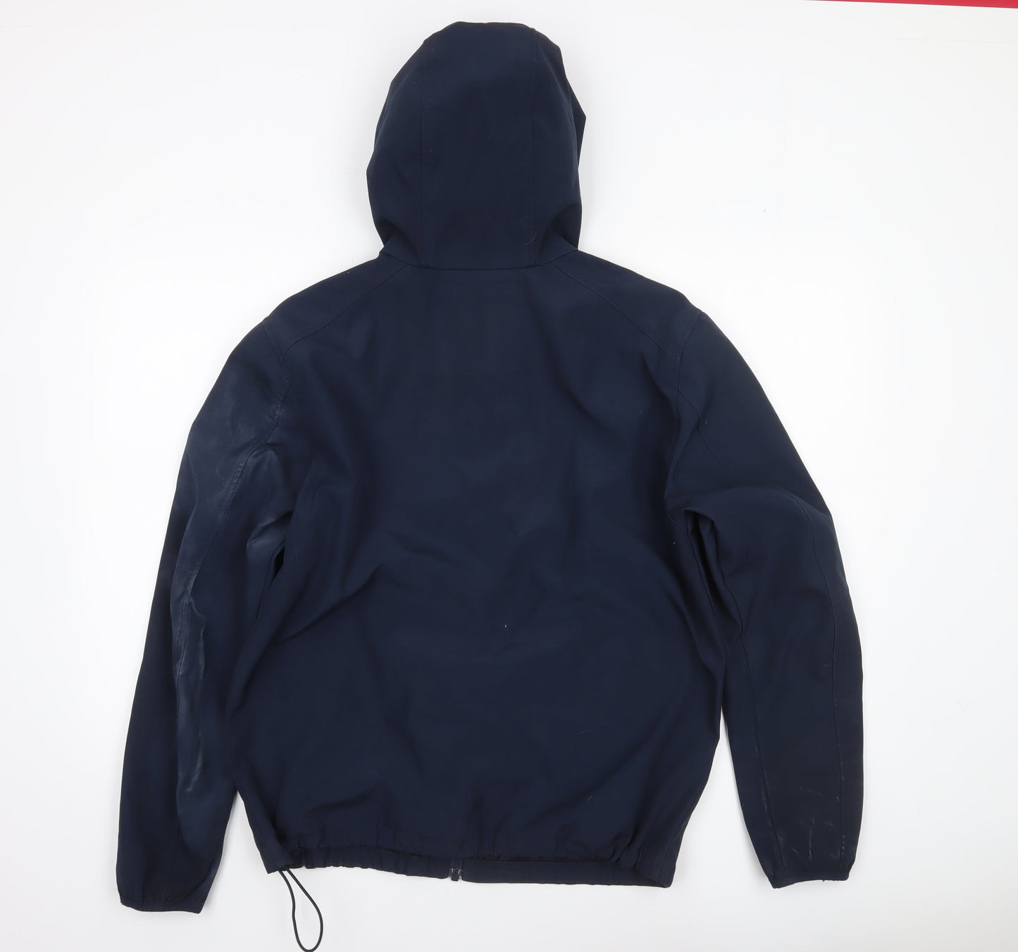 Mens UK Size L JACK & JONES Blue Windbreaker Coat