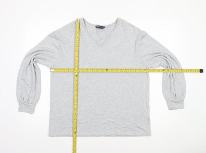 Womens UK Size 14 Marks and Spencer Grey Pullover Jumper