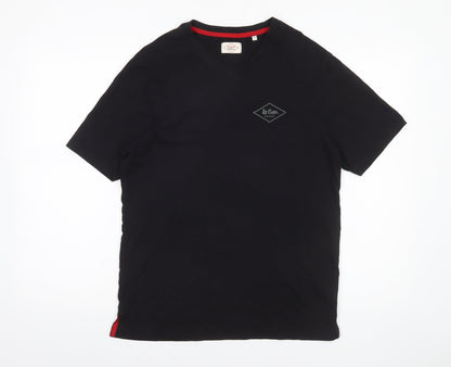 Mens UK Size M Lee Cooper Black  T-Shirt