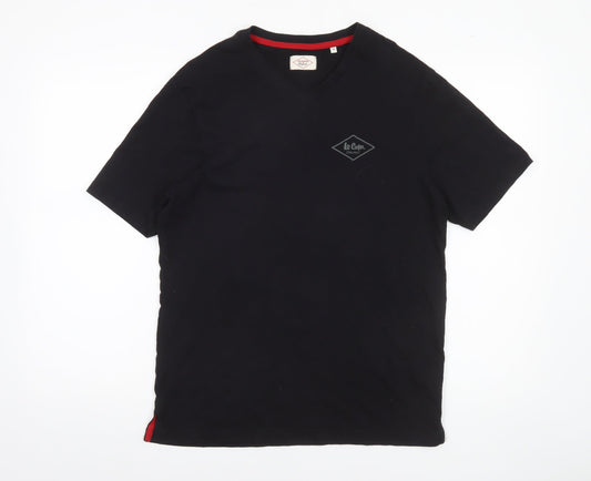 Mens UK Size M Lee Cooper Black  T-Shirt