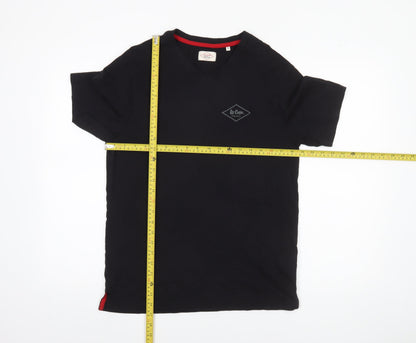 Mens UK Size M Lee Cooper Black  T-Shirt